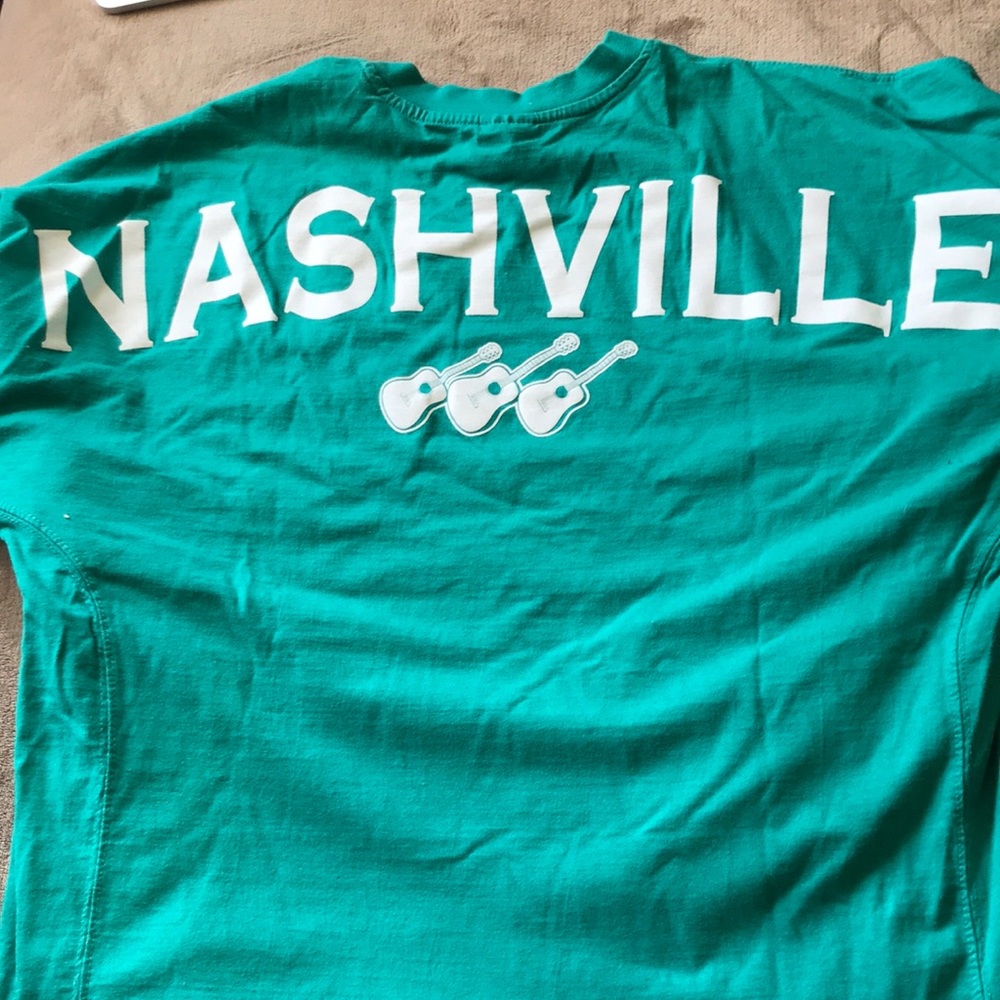 Teal Nashville Spirit Jersey Long Sleeve